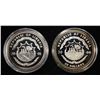 Image 4 : (12) LIBERIA $20 HISTORY OF AMERICA .999 SILVER