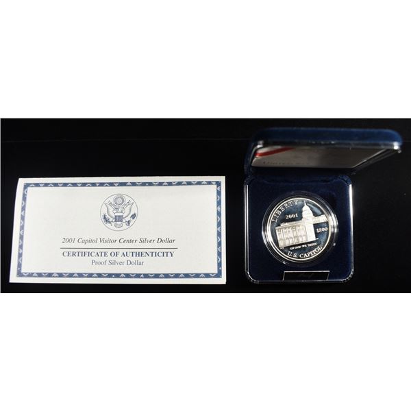 2001-P $1 COMMEM U.S. CAPITOL VISITOR CENTER