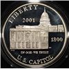 Image 2 : 2001-P $1 COMMEM U.S. CAPITOL VISITOR CENTER