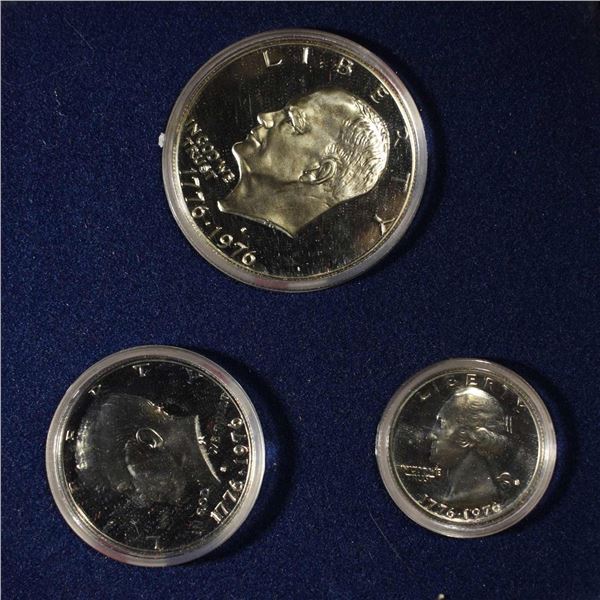 1976-S SILVER 3 COIN PROOF SET