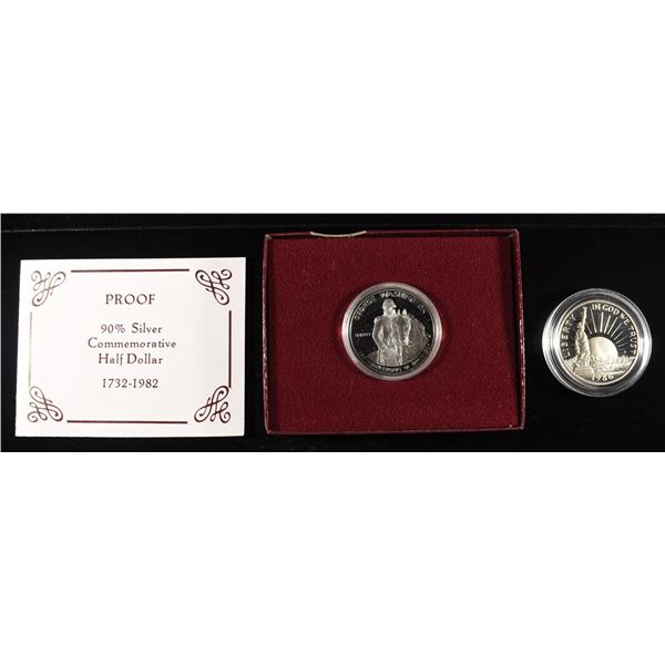 1982-S & 1986-S COMMEM HALF DOLLARS