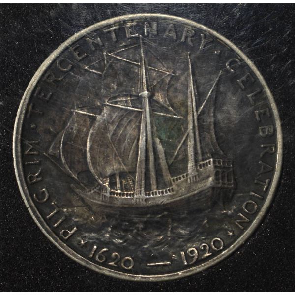 1920-D 50C COMMEM PILGRIM