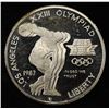Image 1 : 1983-S $1 COMMEM XXIII OLYMPIAD PROOF CRACKED CASE