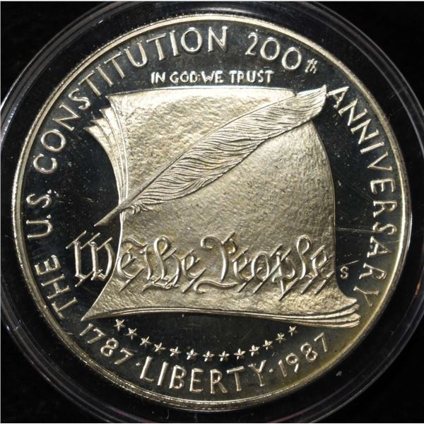 1987-S $1 COMMEM CONSTITUTION PROOF