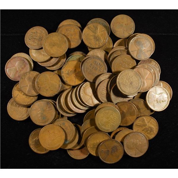 (82) WHEAT CENTS FROM THE TEENS