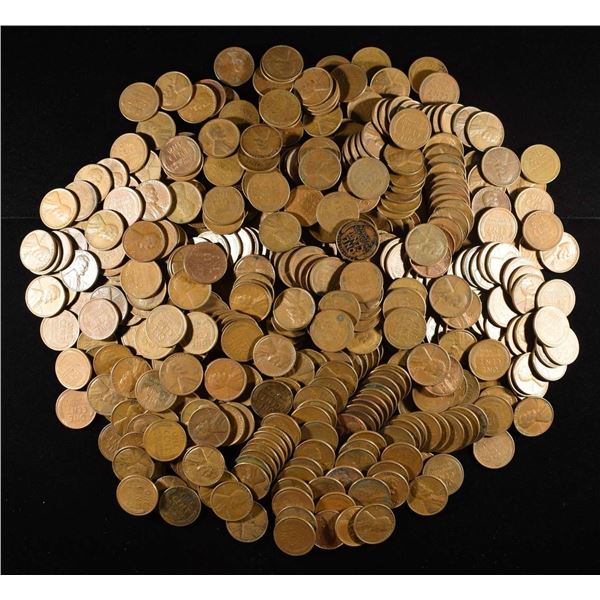 (500) WHEAT CENTS: MIXED DATES