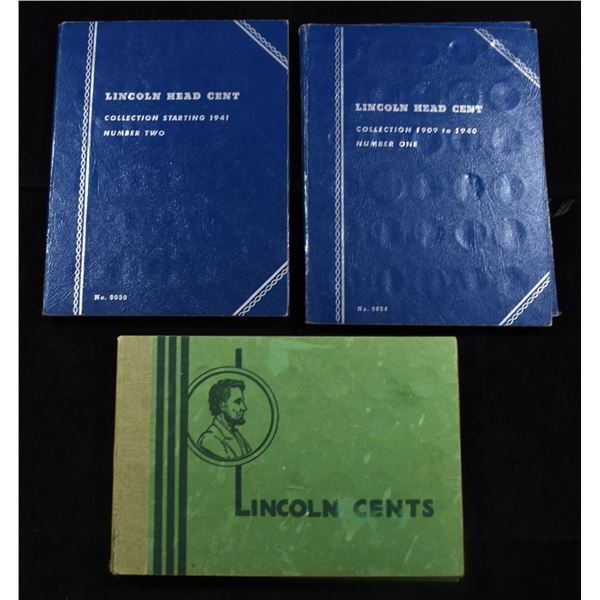 (3) LINCOLN CENT COLLECTIONS