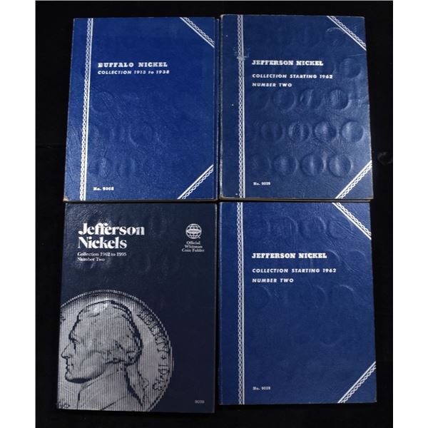 (1) BUFFALO & (3) JEFFERSON NICKEL COLLECTIONS