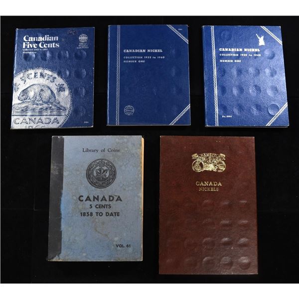 (5) CANADIAN NICKEL COLLECTIONS