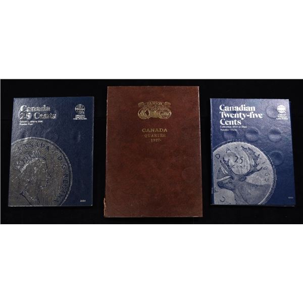 (3) CANADIAN 25 CENT COLLECTIONS