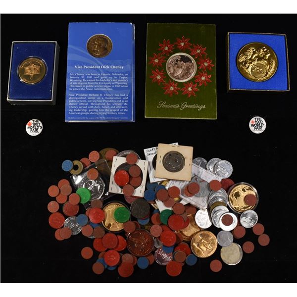 (60) MISC. TOKENS AND MEDALS