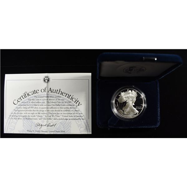 1996-P AMERICAN SILVER EAGLE PROOF