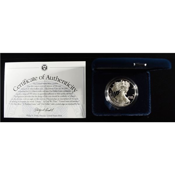 1998-P AMERICAN SILVER EAGLE PROOF