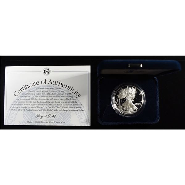 1999-P AMERICAN SILVER EAGLE PROOF