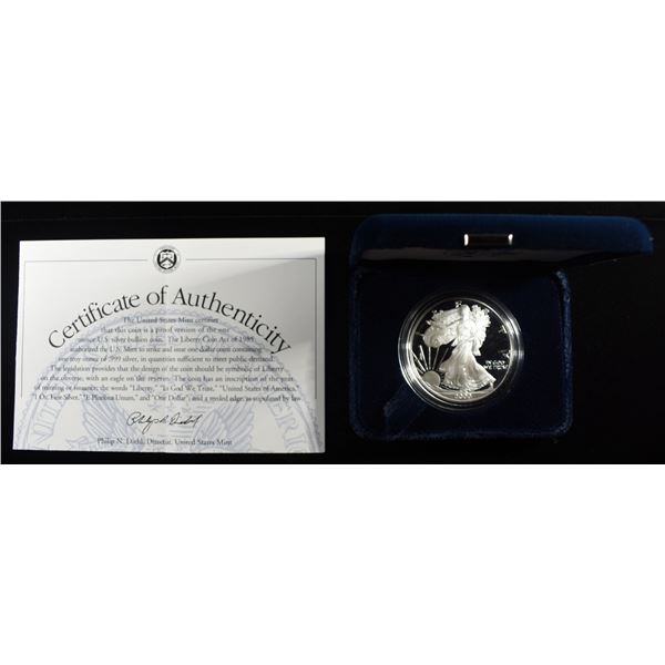 2000-P AMERICAN SILVER EAGLE PROOF