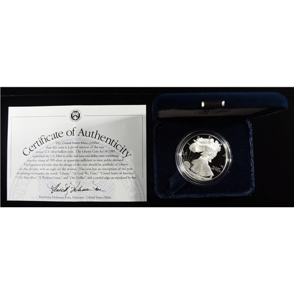 2002-W AMERICAN SILVER EAGLE PROOF