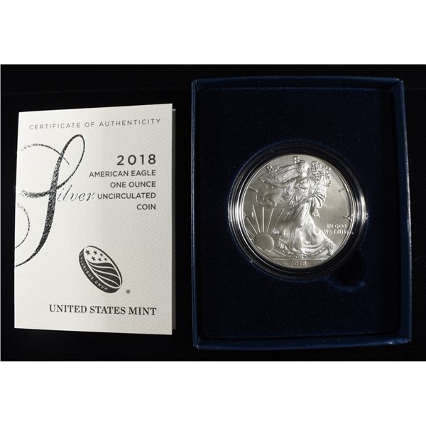 2018-W AMERICAN SILVER EAGLE