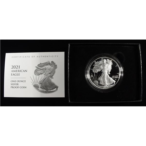 2021-W AMERICAN SILVER EAGLE  PROOF