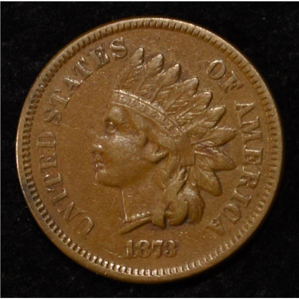 1873 INDIAN CENT XF