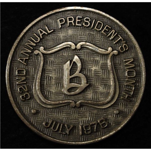 32ND ANNUAL PRESIDENTS APPROX 1 OZ 92.5% SILVER