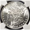 Image 2 : 1887 MORGAN DOLLAR NGC MS-63 OLATHE HOARD
