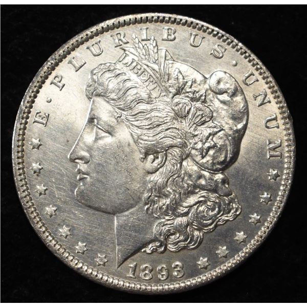 1893 MORGAN DOLLAR CH BU