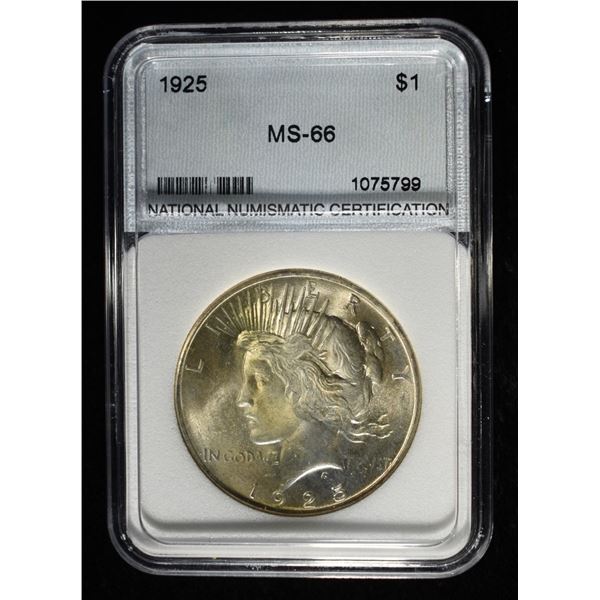 1925 PEACE DOLLAR NNC GEM BU