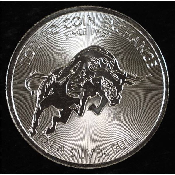 TOLEDO COIN EXCHANGE 1 OZ .999 SILVER ROUND