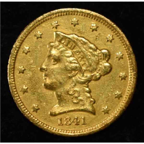 1841-C $2.5 LIBERTY GOLD CH AU