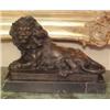 Image 1 : "LION" BRONZE SCULPTURE BY DAVIS MINT