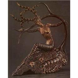 ERTE' "THE HUNTING" ORIGINAL BRONZE SCULPTURE