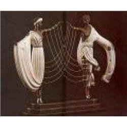 ERTE' "THE WEDDING" ORIGINAL BRONZE SCULPTURE