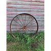 Image 1 : (2) Metal Wheels - 48" Diameter