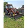 Image 1 : International 706 Diesel Tractor with 7'4" Loader Blade, Running