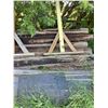 Image 1 : Approx (10 ) Railway Ties, Belting, Uprights