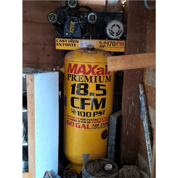 Air Compressor-5HP, 170 max PSI rating