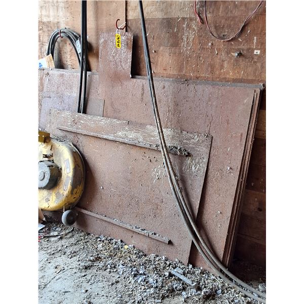 Approx (10) Pieces of Sheet Metal some 4 x 8' sheets