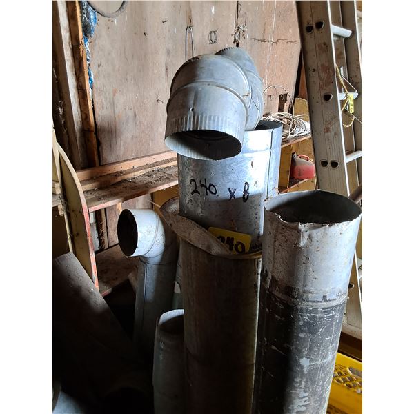 (8) Double Wall Stove Pipe and Pieces-Class A