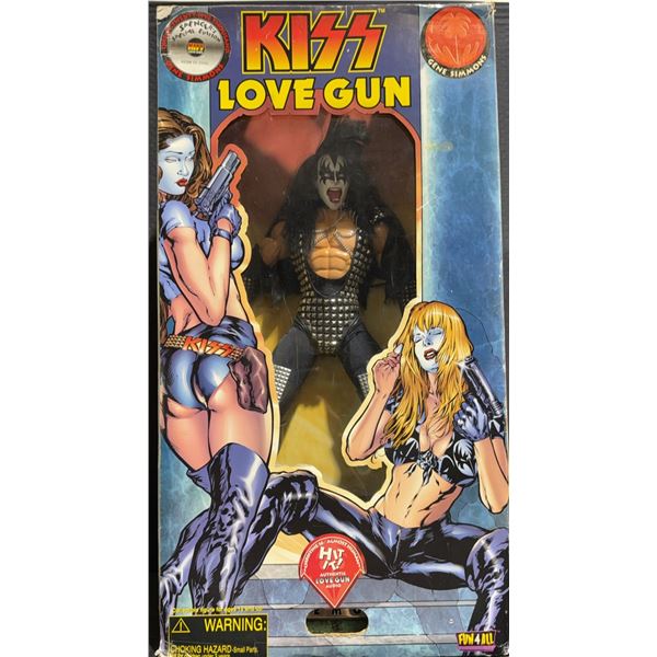 KISS Gene Simmons Love Gun Limited Edition Collectible Doll