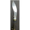 Image 2 : Traditional Kukri Knife with Horn Handle and Brass Accents