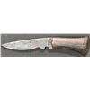 Image 4 : 4 Hand-Forged Knives with Metal Flared Handles