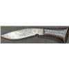 Image 6 : 4 Hand-Forged Knives with Metal Flared Handles