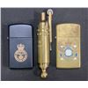 Image 1 : Three Military-Themed Lighters: Canadian Regiments & Bosnia 2000F