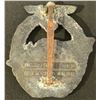 Image 4 : German WWII Kriegsmarine U-Boat Badge, Schwerin Berlin
