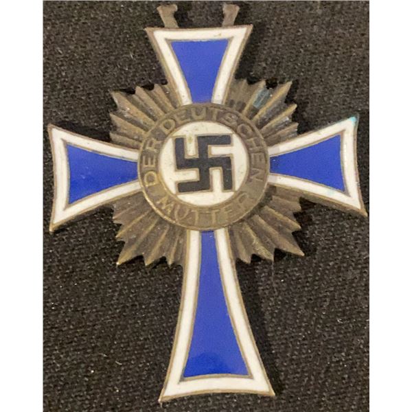 German Mother's Cross in Silver, Dated 1938