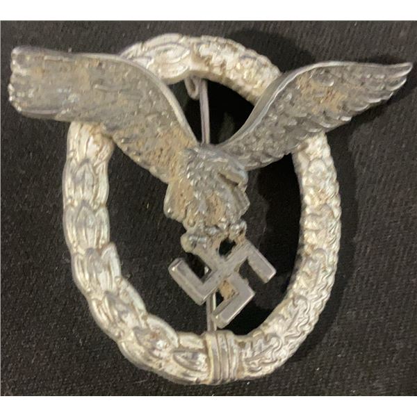 German WWII Luftwaffe Pilot Badge