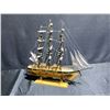 Image 4 : Cutty Sark Decorative Wooden Model Ship With Stand