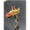 Image 5 : Hand-Carved Wooden Giraffe Sculptures, 32" and 40" Tall