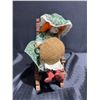 Image 5 : Miniature Doll With Wooden Chair, Table, and 4-Inch Birch Holder