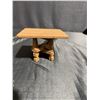 Image 6 : Miniature Doll With Wooden Chair, Table, and 4-Inch Birch Holder